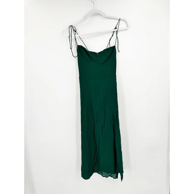 REFORMATION JULIETTE DRESS Size 10 (UK) Beautiful Emerald Colour Brand New  109.90 - PicClick UK