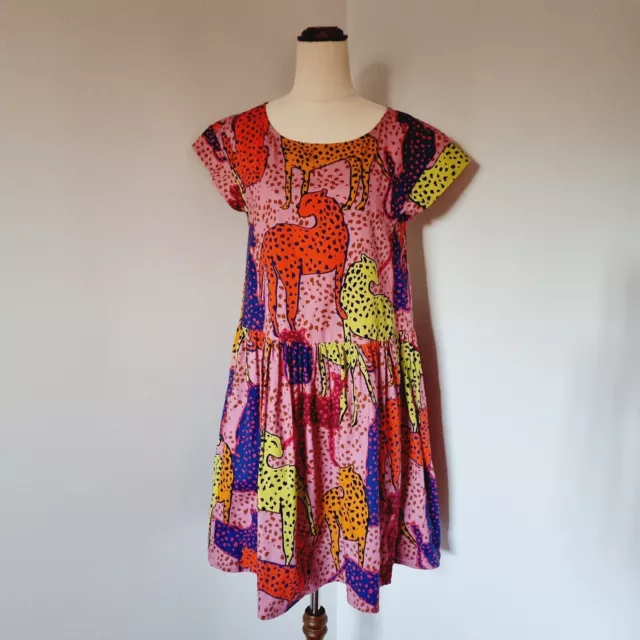 Gorman cheetah silk clearance dress
