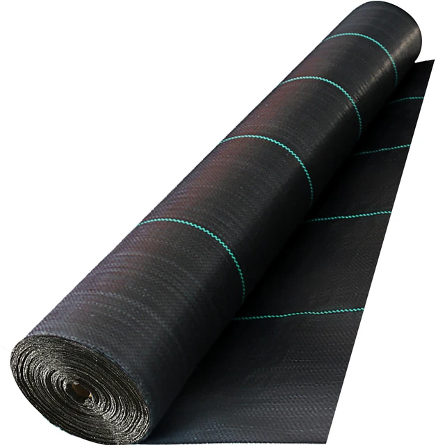 Géotextile Non-tissé 150g/m² - Rouleau 1,5x25m - Anti-mauvaises Herbes Et Drainant - Pour Allées, Terrasses, Jardins