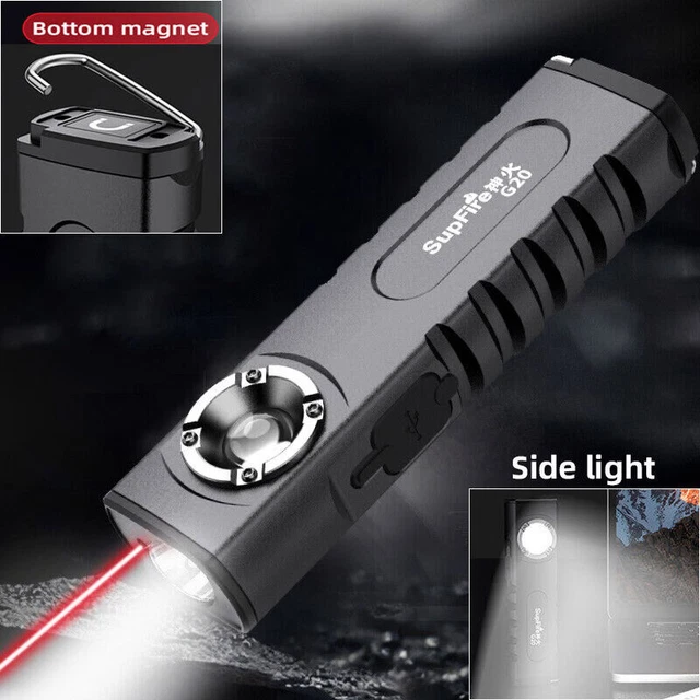 Torcia tattica a Led tattica EDC ricaricabile da campeggio all'aperto piccola to
