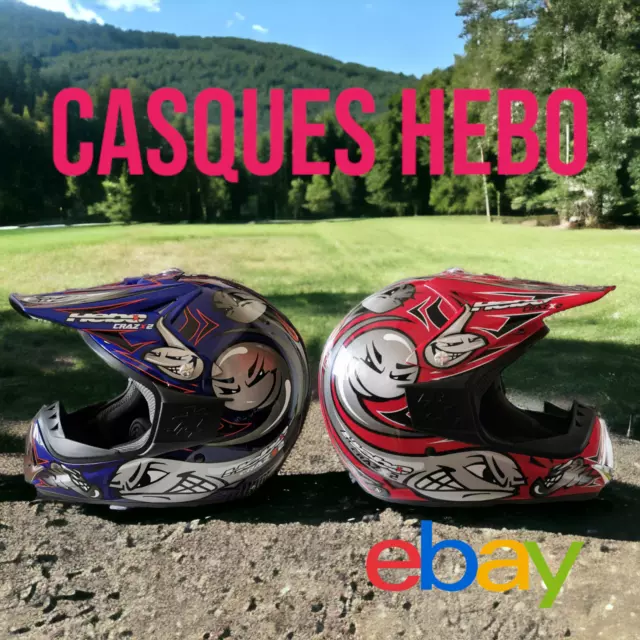 Casque Motocross Moto Enduro Offroad Quad ATV Visière Off Road