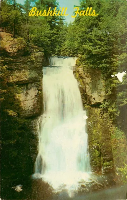 Bushkill Falls Pocono Mountains Pennsylvania Pa Postcard