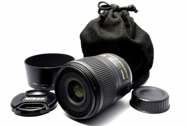 [APP N MINT] Nikon AF-S Micro NIKKOR 60mm f/2.8 G ED N SWM From JAPAN #211239
