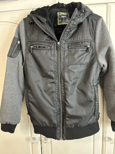 No fear lined discount zip jacket mens
