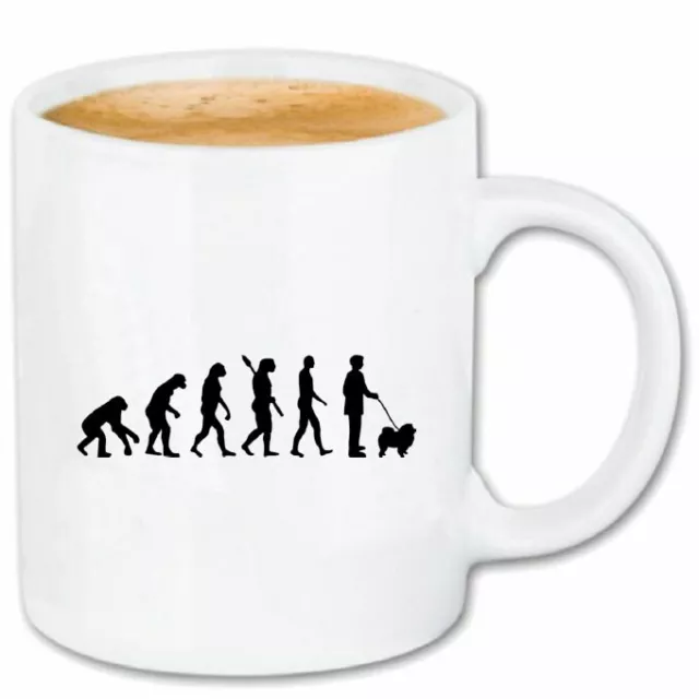 Kaffeetasse EVOLUTION CHOW-CHOW HUNDESPORT HUNDEZUCHT RASSEHUND WELPE ZUCHT