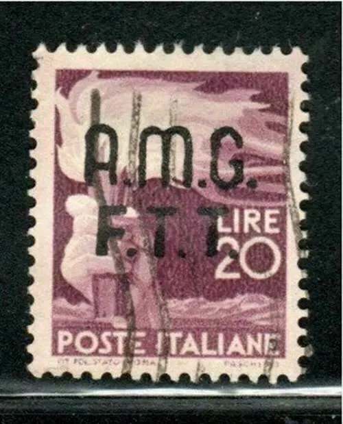 Italy Italian Colonies Trieste Overprint Amg-Ftt  Stamps Used Lot 18589