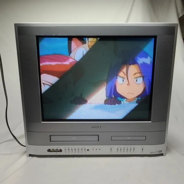 VTG Toshiba CRT MW20F52 20” TV VCR VHS/DVD Player Combo  Retro Gaming No Remote
