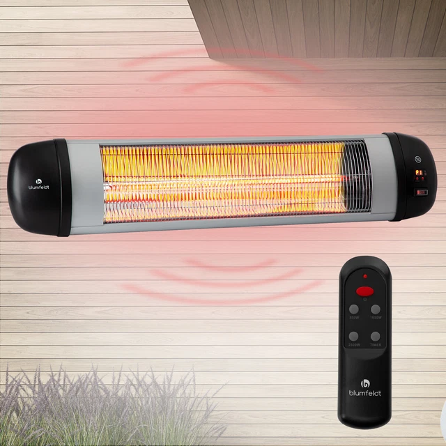 Infrarot Heizstrahler Decke Wand 2500/1650/850 W Infrarotstrahler Terrasse