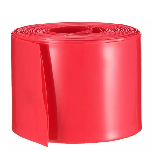 PVC Tubo termoretraibile tubo 43mm 18650 Film termoretraibile 5 m rosso