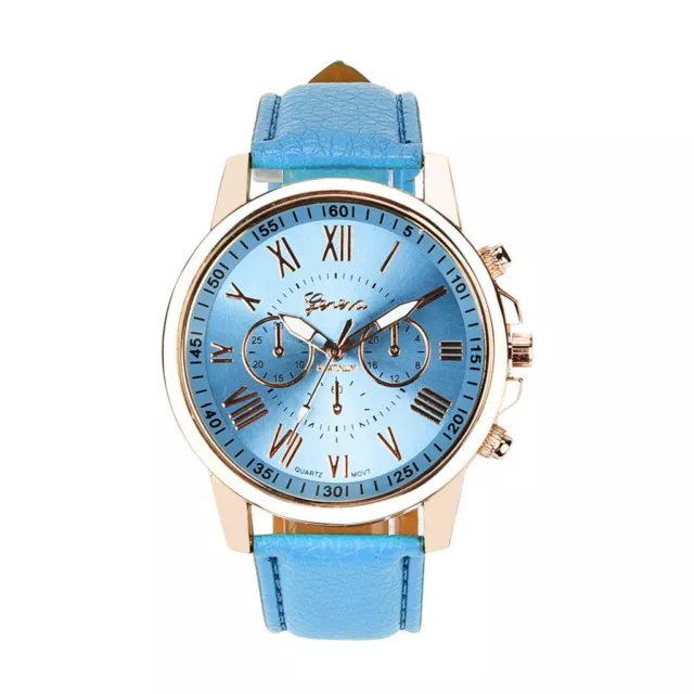 Women's  Roman Numerals Wristwatch Casaul Faux Leather Analog Quartz Watches