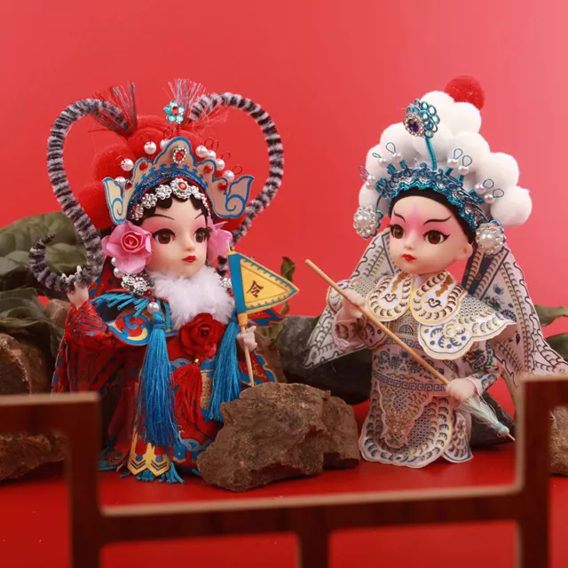 Chinese opera figures silk doll diy Material pack, Material cultural heritage
