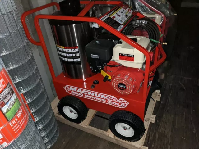 2021 *New* Magnum 4000 Gold HOT Water Pressure Washer - your time is money 2021 *New* Magnum 4000 Gold HOT Water Pressure Washer - your time is money