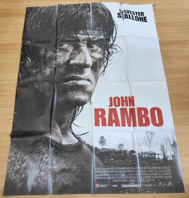 Affiche Cinema 120x160 John Rambo sylvester Stallone