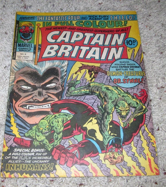 Captain Britain 9 2nd Psylocke  Vol 1 RARE in US Disney+ LOT Avengers  X-men MCU
