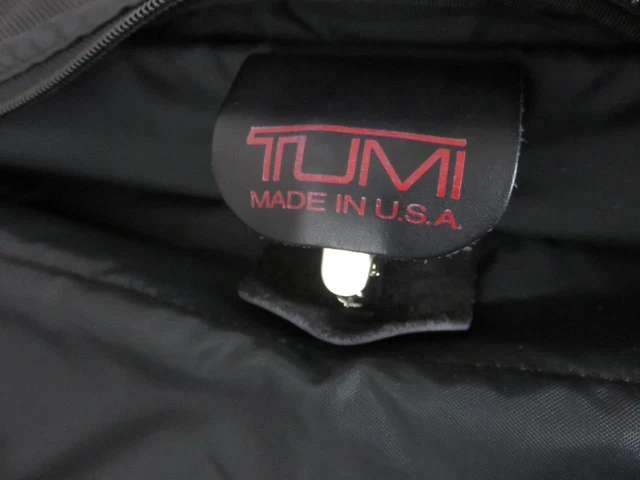 Tumi Garment Bag Black Ballistic Nylon Bi-Fold Carry-On Suit 23" x 20" 4