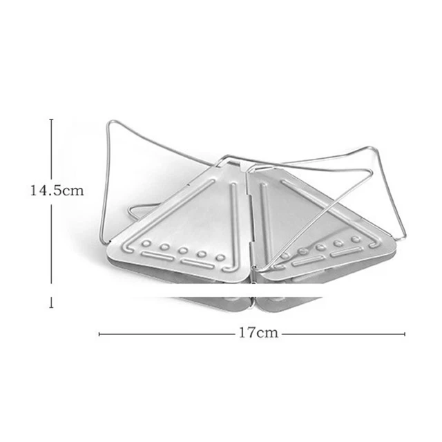Support De Filtre à Café Pliable En Inox 304 - Pour Camping, Randonnée | Léger, Compact, Réutilisable | Taille M