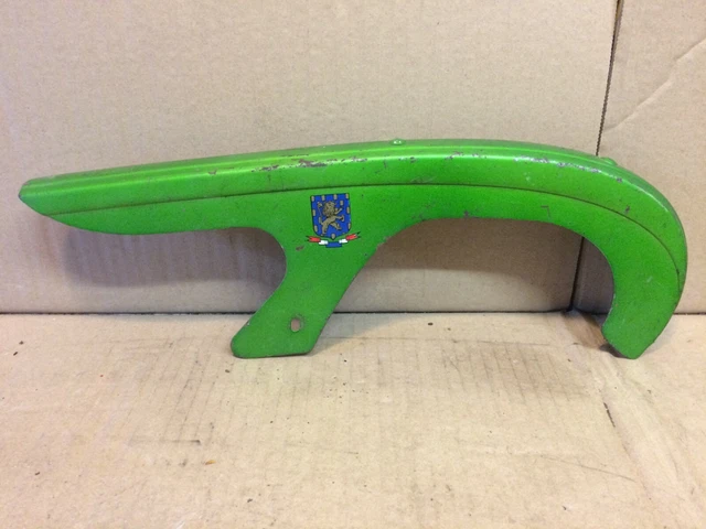 Garde-chaîne Vintage Peugeot - Pour Vélo Ancien, Bleu Métal - Pièce Rétro En Bon état