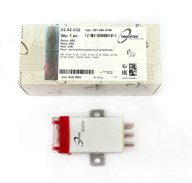 MERCEDES R107 W126 W201 W124 W202 Overvoltage Protection Relay