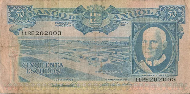 Angola 50 Escudos 1962