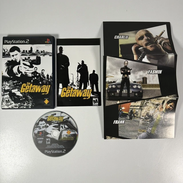 THE GETAWAY PS2 PlayStation 2 W/ Reg Card & Poster - Complete CIB
