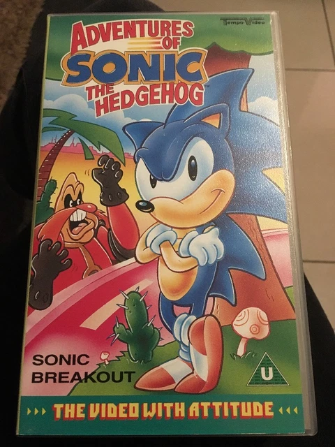 ADVENTURES OF SONIC The Hedgehog Video - Sonic Breakout - Vhs Video £5.