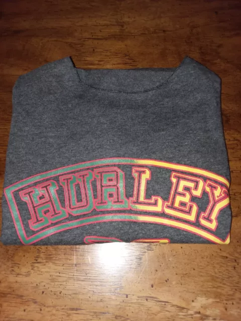 NWT Charcoal Gray HURLEY Logo Tank Top Rasta Red Yellow Green M L SURF Hippie