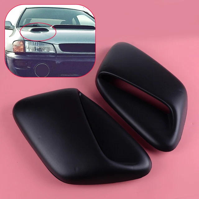 2X CAR HOOD Vent Induction Scoop Pour Subaru Impreza GC8 STI WRX 2.5RS