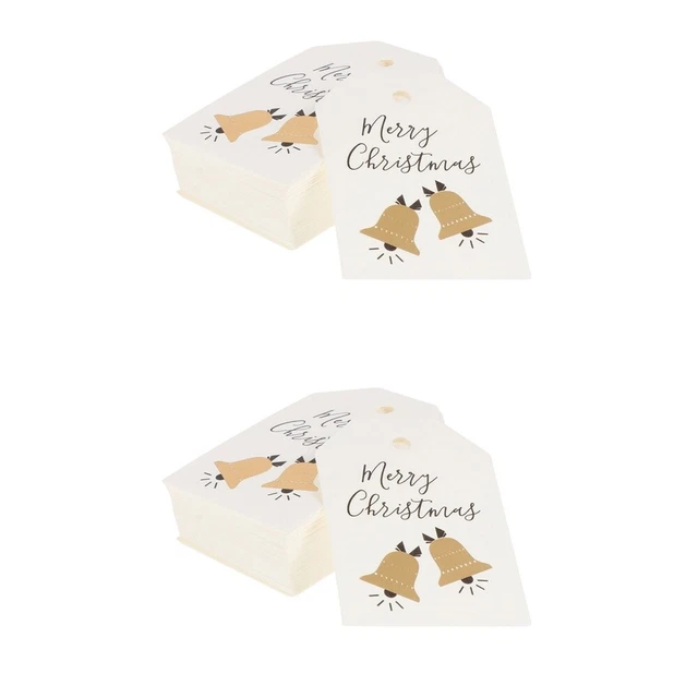 200 stücke Hot stinging Tag frohe weihnachten Lesezeichen DIY hängende Tags