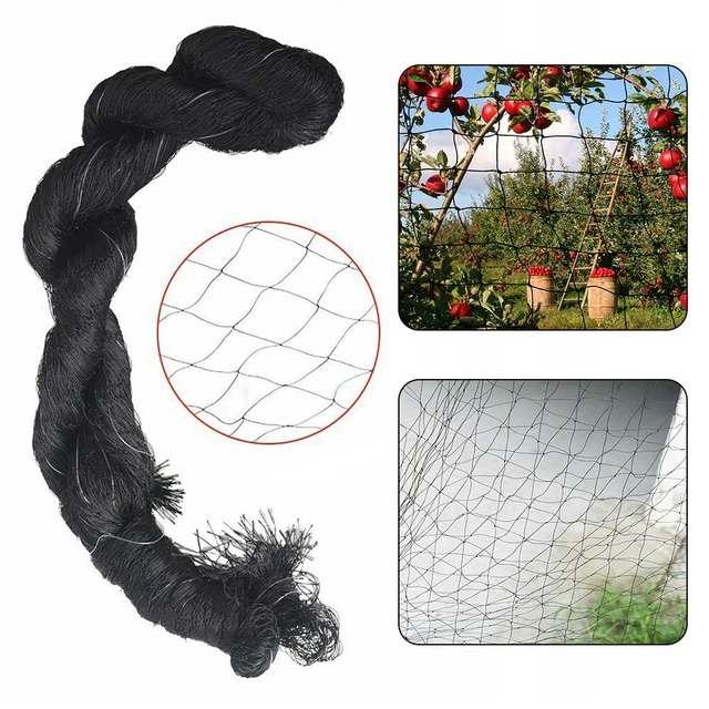 Filet de protection en maille pour plantes de jardin 20 mm maille carrée couleu