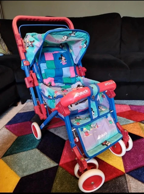 HOT ! Baby Doll Hauck Apollo Mini Dolls Pram RARE HAUCK APOLLO Mini Disney  Doll Pram Stroller 1990s Vintage