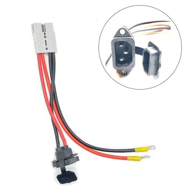 Durable Forklift Power Connector Cable for High Current Applications 50A Rating