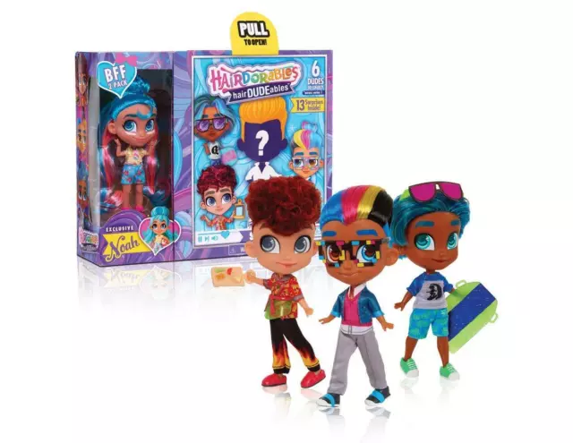 Hairdorables Hair-Dude-Ables Dolls BFF 2 Pack