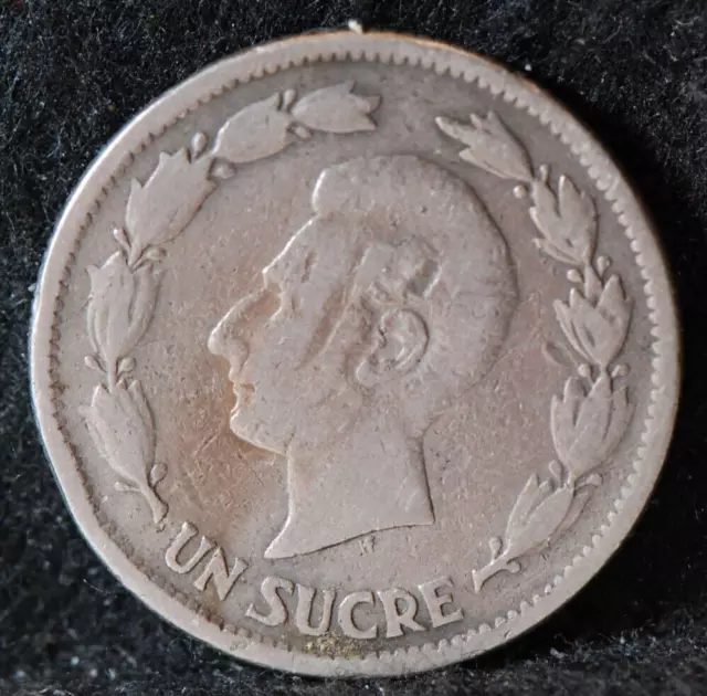 Ecuador, 1937 HF, Sucre, KM78/1. Fine, NR   6-5
