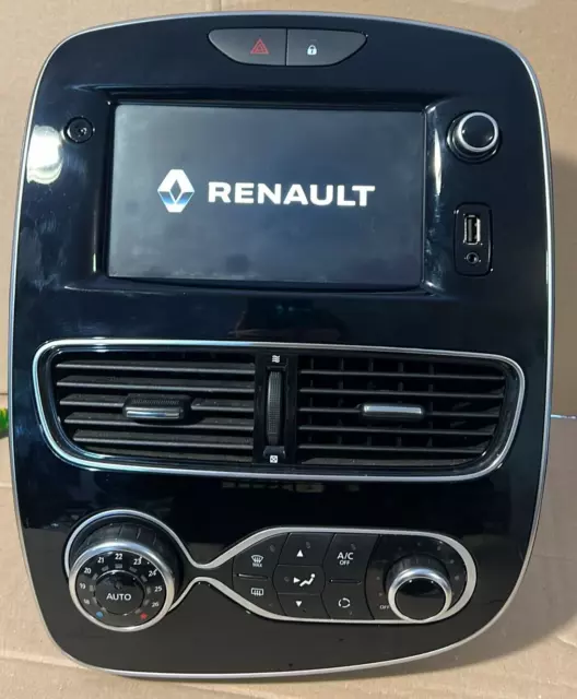 Renault Clio IV  Navigation mit Rahmen CarPlay DAB Karten 24 Rückfahrkamera TOP