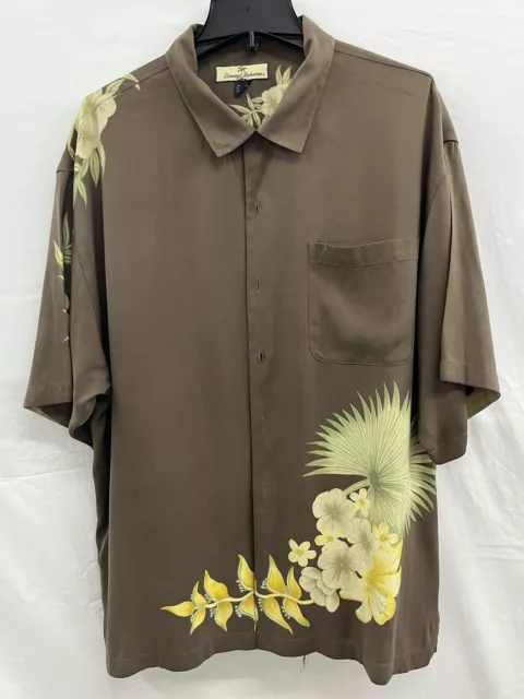 Men’s Tommy Bahama Silk Button Up XL (032132)
