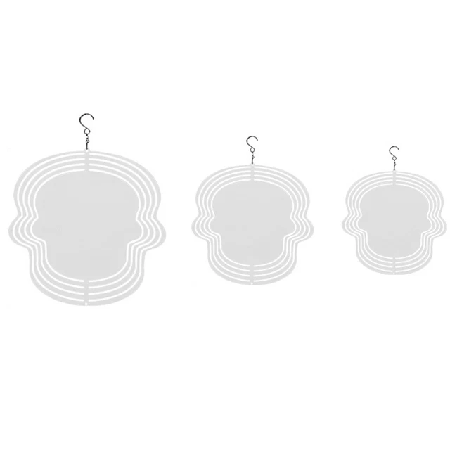 Lot De 4 Spinners à Vent Aluminium 25,4 Cm - Déco Jardin Personnalisable - Sculpture Cinétique