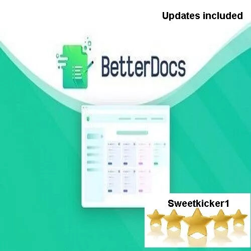 ⭐BETTERDOCS PRO PLUGIN-Wordpress plugin-GPL-Updates-Unlimited + bonus add on