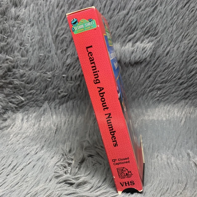 My sesame street home video learning about numbers vhs 1986 jim henson