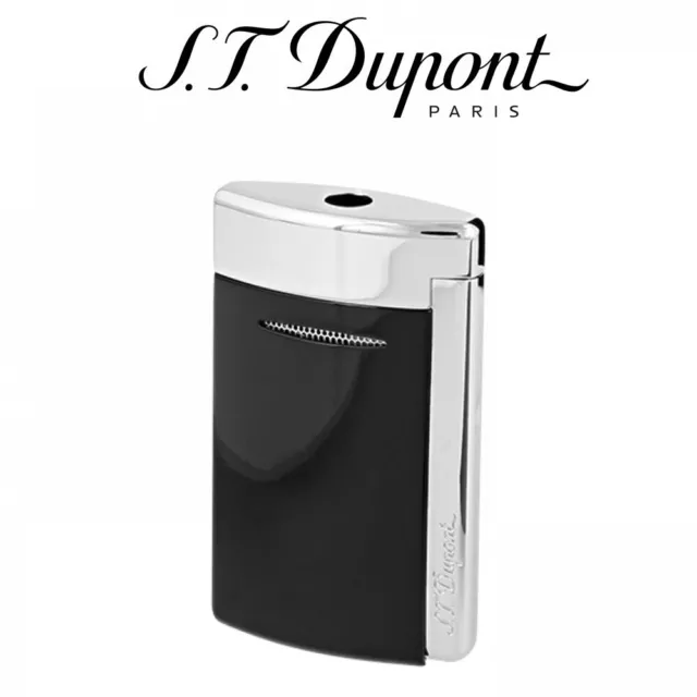 NEW ST Dupont - MiniJet Single Jet Flame Cigar Lighter - Black Lacquered 010805