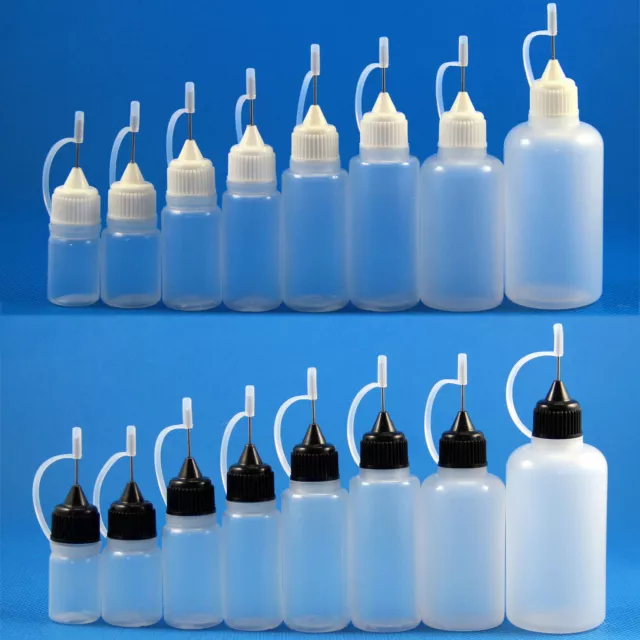 5ml-120ml LDPE Leerflaschen Tropfflaschen Liquid Flaschen Metall Nadelspitzen