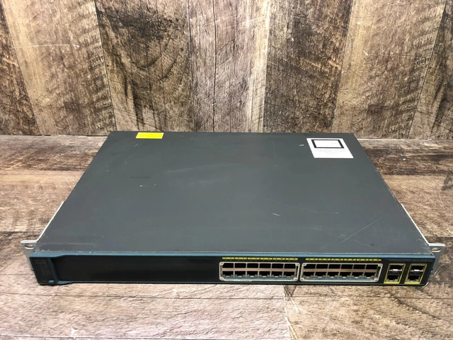 CISCO CATALYST 2960 PoE 24PC-L 24-Port Ethernet Switch *TESTED WORKING ...