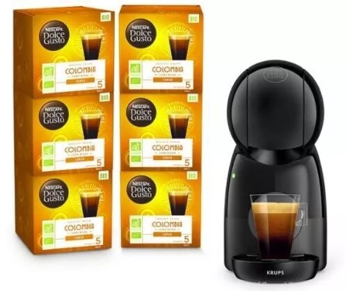 Machine à café expresso Dolce Gusto KRUPS + 6 boites de capsules Nescafé Bio