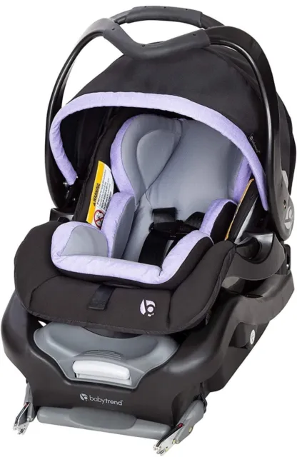 Baby Trend Secure Snap Tech 35 Safe Infant Car Seat Travel System, Lavender Ice