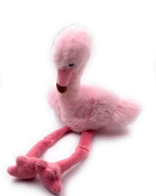 Plüschtier Stofftier Kuscheltier Stelzvogel +D49Vogel Flamingo Höhe 36 cm Rosa