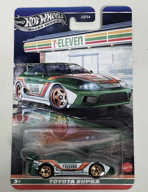 HOT WHEELS SILVER Series Mattel 7-Eleven Exclusive Toyota Supra 7