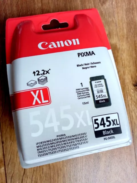 CANON PG-545XL Cartouche Fine Noir pour PIXMA MG/MX/TR/TS NEUF & ORIGINAL