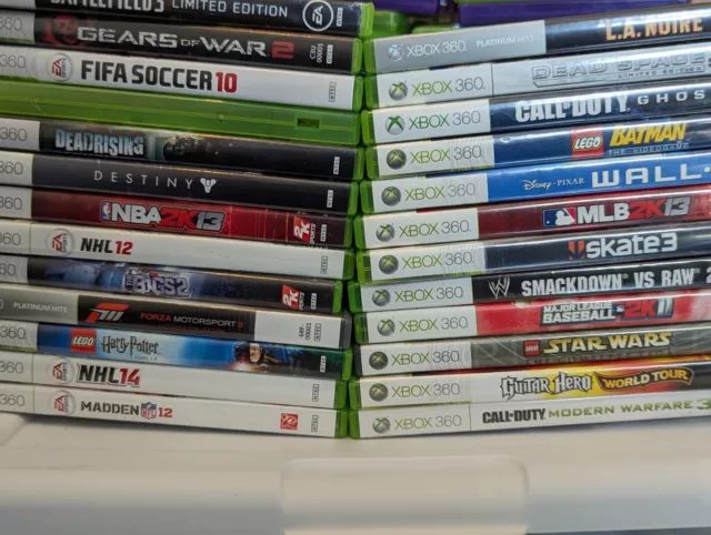 XBOX 360 Games Lot Tested Pick Choose Bundle & Save 10/15/20% Free Shipping