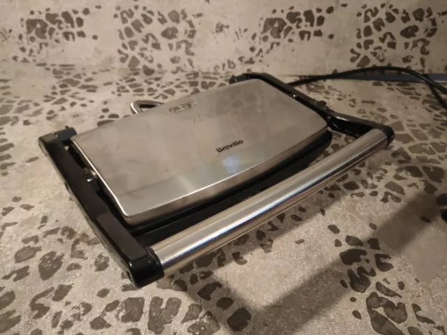 BREVILLE VST049 CAFE Style Sandwich Press Silver Tested And Working 26.99 PicClick UK