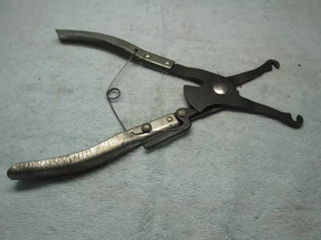 Vintage K-D USA 850H Ratcheting Piston Ring Compression Pliers, Hand Tool