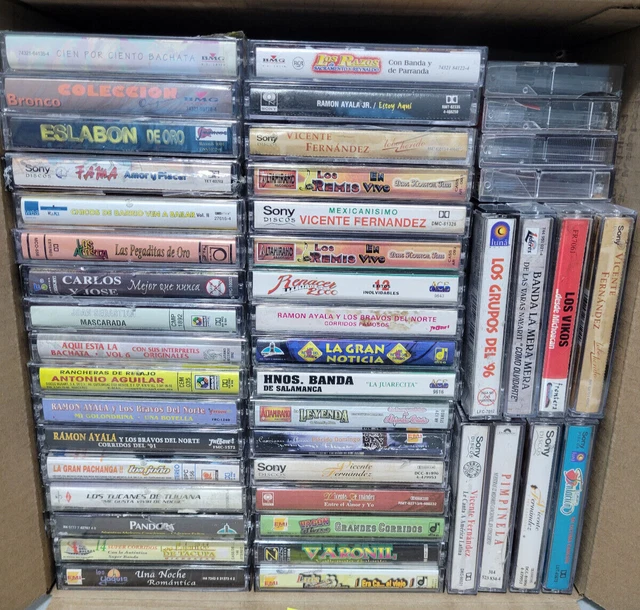 LOT OF 88 Spanish Cassette Tapes See Description Multiple Artists